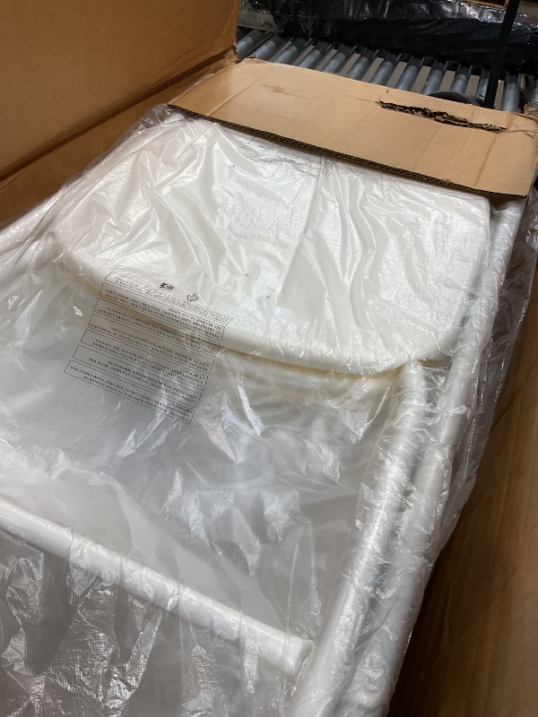 Photo 1 of **PARTIAL SET/ 10 CHAIRS** Sweetcrispy Folding Chair 16 Pack, Plastic Foldable Chairs with 330-Pound Capacity, Sturdy Metal Portable Chair, Easy to Use and Store, Outdoor and Indoor, for Home, Office, Party, Comfy, White