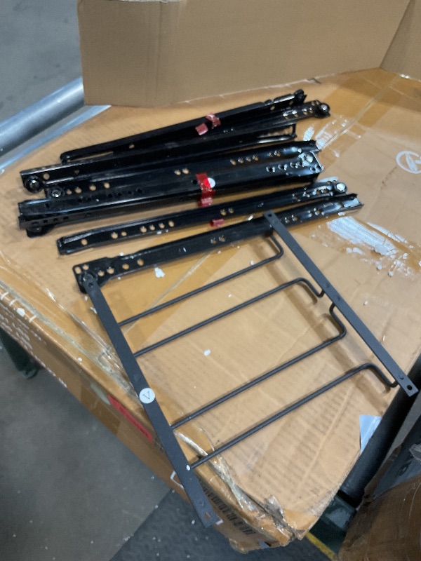 Photo 1 of *missing hardware*YITAHOME LED Farmhouse TV Stand for 75 Inch w/Outlets, Modern Entertainment Center with Glass Doors and Adjustable Storage Shelves, Media Console TV Cabinet for for Living Room, Dark Rustic Oak