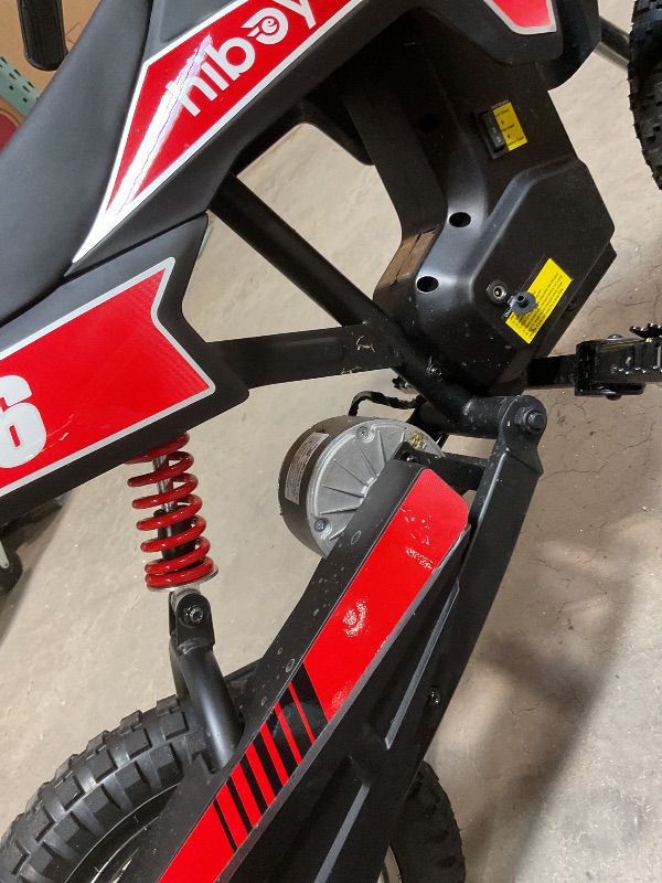 Photo 1 of *minor damaged*Hiboy DK1 36V Electric Dirt Bike,300W Electric Motorcycle - Up to 15.5MPH & 13.7 Miles Long-Range,3-Speed Modes Motorcycle for Kids Ages 3-10