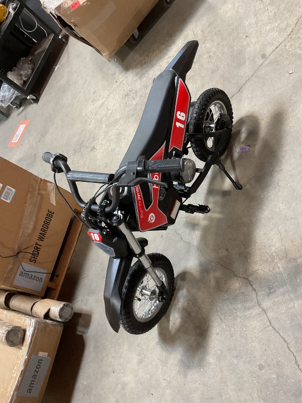 Photo 1 of *minor damaged*Hiboy DK1 36V Electric Dirt Bike,300W Electric Motorcycle - Up to 15.5MPH & 13.7 Miles Long-Range,3-Speed Modes Motorcycle for Kids Ages 3-10