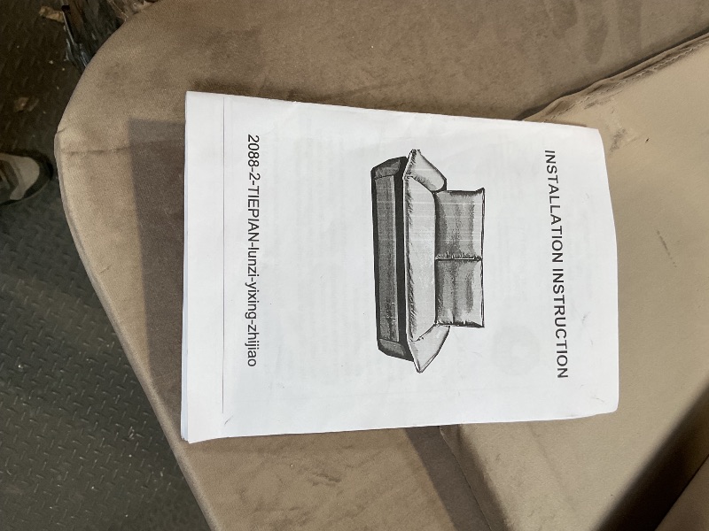 Photo 1 of *missing hardware*Lyngins Queen Size Sleeper Sofa Bed, 73.2 Inch Pull Out Couch Velvet Loveseat Sofa Bed, 3 in 1 Convertible Queen Couch Beds for Apartment?Bedroom, Living Room, Light Gray