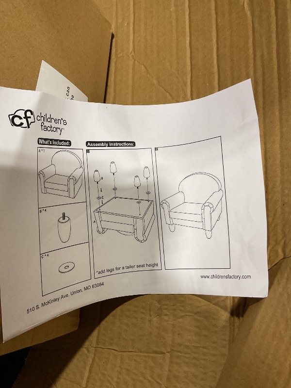 Photo 1 of **PARTIAL SET/ONLY 1 COUCH** Children's Factory As We Grow Chair and Couch, Flexible Seating for Daycare or Preschool, Kids Reading Couch, Playroom Furniture, Deep Water
