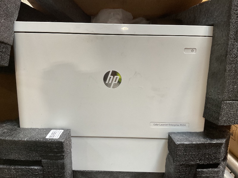 Photo 1 of *** FOR PARTS ONLY/BROKEN & WON'T TAKE CARTRIDGES** HP Color LaserJet Enterprise M554dn Printer