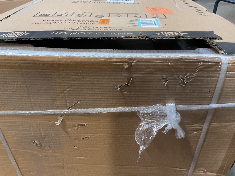 Photo 1 of **POSSIBLY FOR PARTS/UNTESTED**  Sharp SDW6726MS 24-inch Stainless Steel Dishwasher, 47 dB Library Quiet, Third Rack, Power Wash Sprayer, 12 Place Settings,