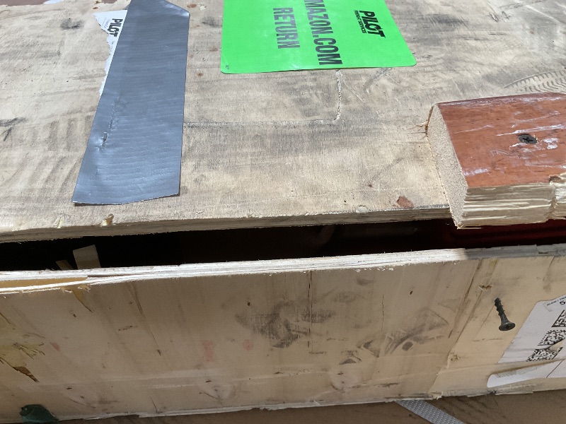 Photo 1 of 20 Ton Hydraulic Garage Press, H-Frame Hydraulic Shop Press with Adjustable Height, Garage Benchtop Press with Stamping Plates to Bend, Red