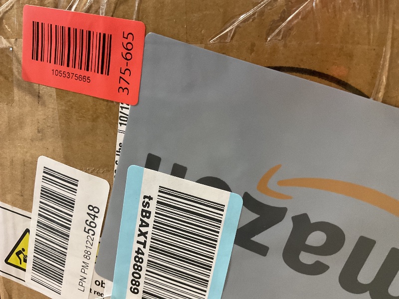 Photo 1 of **MISSING BACKBOARD**  GarveeTech In Ground Basketball System Outdoor, 8-10 ft Quick Adjustable Basketball Hoop Goal with 55 in Shatterproof Tempered Glass Backboard, with Foam