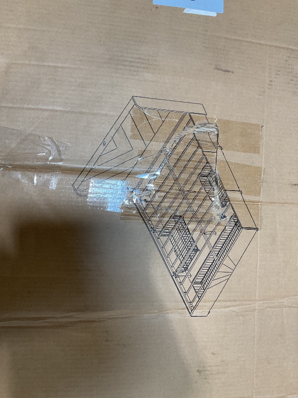 Photo 1 of ****PARTIAL SET****COMHOMA King Size Metal Bed Frame with Upholstered Headboard,Storage Drawers,USB & Type-C Charging Ports,No Box Spring Needed,White