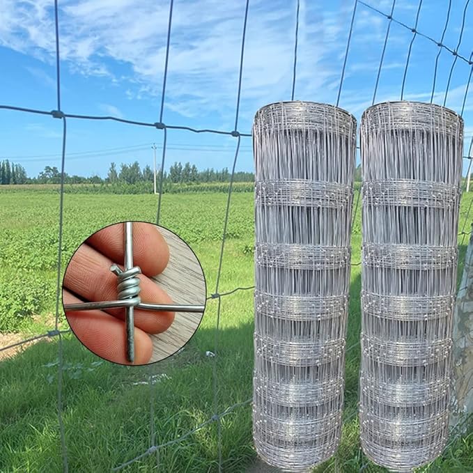 Photo 1 of ** PARTIAL SET/ONLY 1** Wire Stock Fencing, Galvanized Wire Mesh 2.1mm Wire Diameter Garden Farm Paddock Boundary Fence