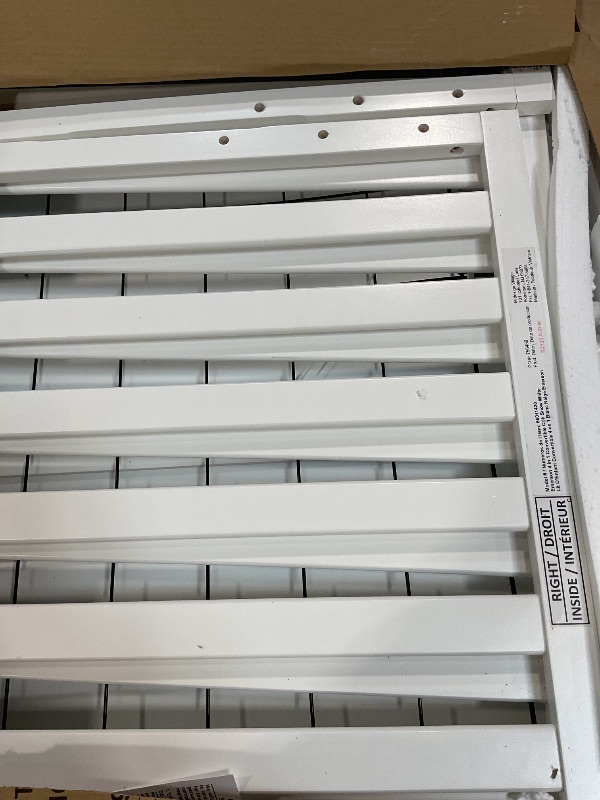 Photo 1 of **FOR PARTS ONLY/HAS MAJOR DAMAGES & MISSING ASSEMBLY HARDWARE** Oxford Baby Lazio 4-in-1 Convertible Crib, Dove Gray, GreenGuard Gold Certified