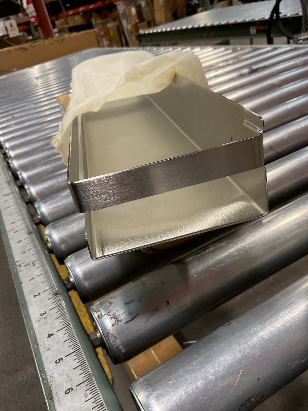 Photo 1 of * MISSING HARDWARE *Lallisa 2 Pieces Stainless Steel Shelf Bathroom Shower Floating Shelves Wall Mounted Shower Caddy Basket Shelf Storage Organizer Shelves for Bathroom, Kitchen, Living Room(19.69 Inches/ 50 cm,Silver)