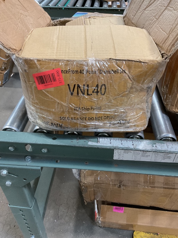 Photo 1 of *Missing clip*Adjustable Dumbbell Set 40 lbs Ergonomic Handles Vinyl Weight Plates Pair New