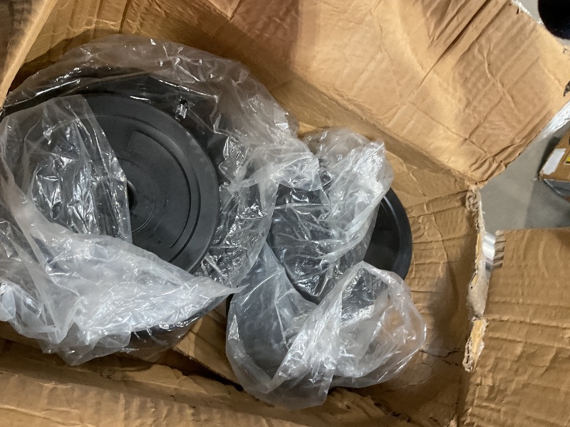 Photo 1 of *Missing clip*Adjustable Dumbbell Set 40 lbs Ergonomic Handles Vinyl Weight Plates Pair New