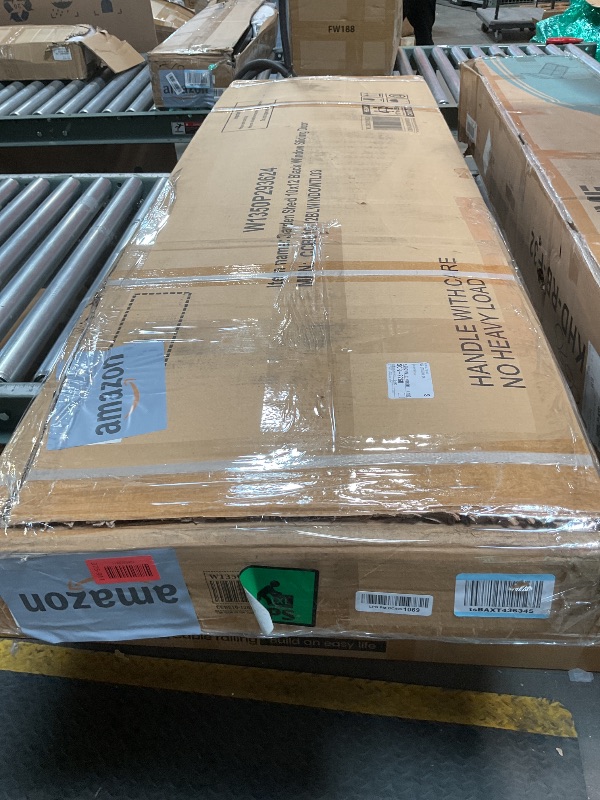 Photo 1 of *missing parts*12x10 Ft Storage Shed Outdoor, XL Permanent Steel Building with Window, Sliding Doors and 4 Air Vents for Backyard Garden Patio Lawn - Black