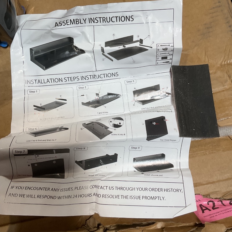 Photo 1 of *missing hardware*Corbyles 2-Tier Washer Dryer Countertop with 2.75"H Edge Rails, 54" W x 27.55" D Laundry Countertop for Folding Clothes, Washer and Dryer Topper with Non-Slip Pad (White)