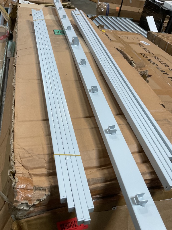 Photo 1 of *missing INTRUCTIONS VECELO Daybed Frame, Twin Size Metal Platform Sofa Bed Mattress Foundation with Headboard, Heavy-Duty Steel Slat Support for Bedroom Living/Guest Room, Easy Assembly, White