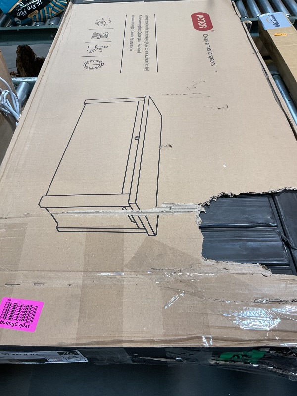 Photo 1 of *MINOR DAMAGE*Keter Westwood 150 Gallon Deck Box Organizer, Doubles as 2-Person Bench Seat, Brown – Large Resin Outdoor Storage and Seating with Lockable Lid for Garden, Pool, and Patio