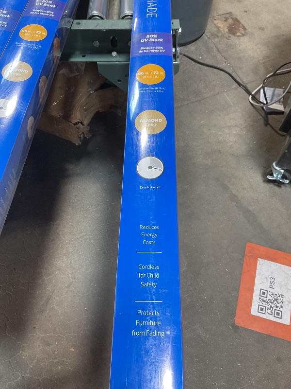 Photo 1 of *PICTURE FOR REFERENCE*Coolaroo outdoor roller shade 96in x 72in ALMOND