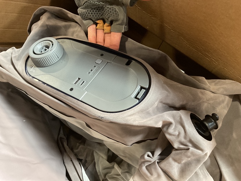 Photo 1 of *MISSING CORDS* SLEEPLUX Dream Luxury Queen Air Mattress, Built-in Dual Pump, Stays Inflated All Night, 20” Double-High Blow-Up Airbed with Coil Beams, for Guests, RV Camping & Home, 1-Year Warranty