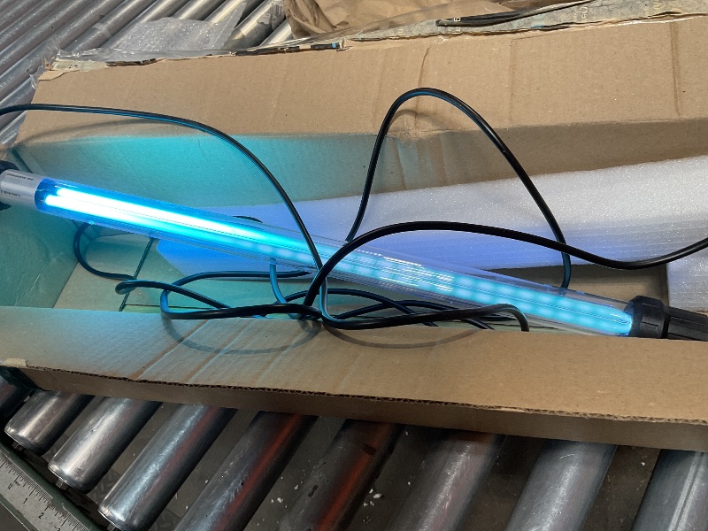 Photo 1 of *BATTERY HOUSING ON CORD DOES NOT STAY CLOSED ON OWN* 55W Aquarium UV Light for 500-5500 Gallon, UV Pond Water Clarifier for Koi Pond, Swimming Pool, Spa, Large Fish Tank, Cold Plunge