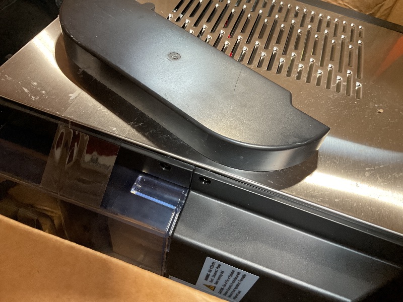 Photo 1 of **POSSIBLY FOR PARTS UNKNOWN DAMAGE/UNTESTED** Portable Nugget Ice Maker Countertop, Self-Dispensing Pebble Ice Maker, 44 lbs/Day Soft Chewable Pellet Ice Machine for Home, Kitchen, Bar, Single Button Operation, Compact Design Ice Making Machine