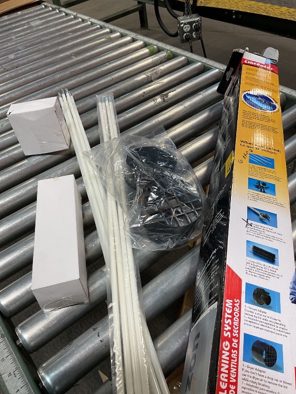 Photo 1 of *MISSING HARDWARE, BLOCKAGE REMOVAL TOOL, OPERATORS MANUAL*HY-C Dryer Cleaner Vent Kit - Linteater Rotary Dryer Vent Cleaning Kit, Dryer Vent Cleaning System, Dryer Brush Vent Cleaner, 30 Feet of Extension