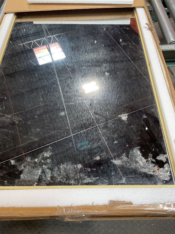 Photo 1 of *DIRTY*Sweetcrispy 64"x21" Arched Full Length Mirror, Standing or Leaning Full Body Mirror with Aluminum Alloy Thin Frame, Suitable for Bedroom or Cloakroom,Gold