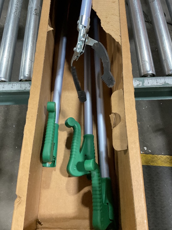 Photo 1 of *USED*Tatuo 4 Pcs Reacher Grabber Tool 39 Inch Grabber Reacher with Rotating Jaw, Reacher Grabber Pickup Tool Pick up Grab Tool Trash Picker for Outdoor Cleaning and Trash Pickup