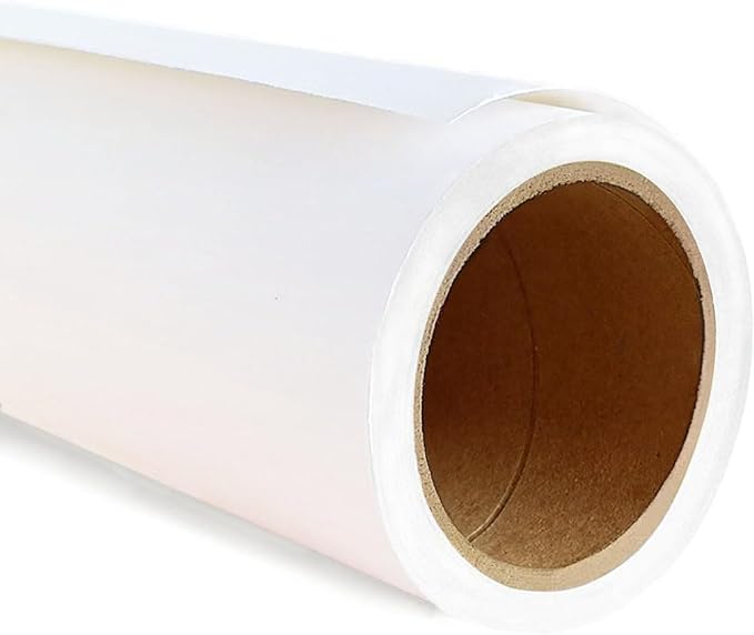 Photo 1 of 107”x39' Seamless Photo Backdrop Paper, Artic White Photography Background Roll for Photo Studio, Portrait & Product Shooting