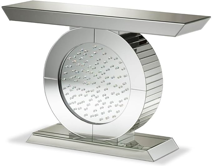 Photo 1 of *MISSING TOP*Baxton Studio Cagney Hollywood Regency Glamour Style Mirrored Console Table Glam/Silver Mirrored/MDF