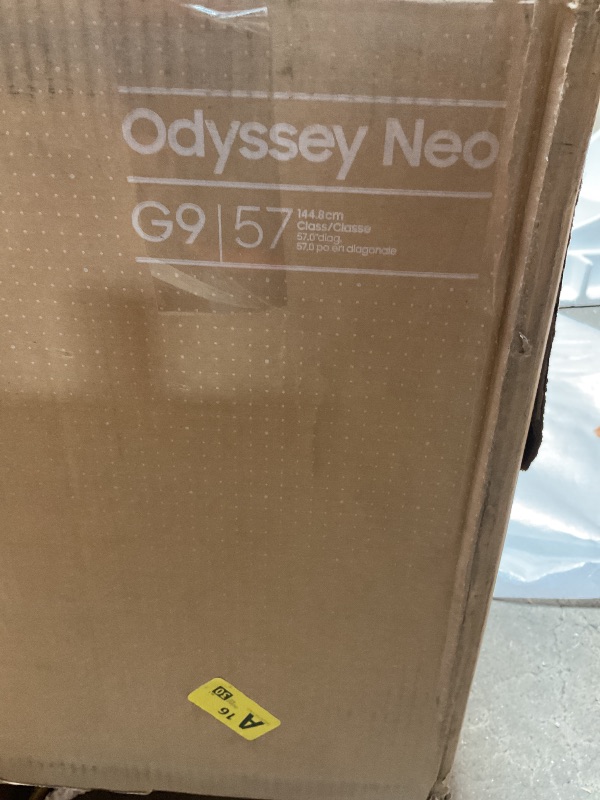 Photo 1 of *NO REMOTE*SAMSUNG 57" Odyssey Neo G9 (G95NC) Series Dual 4K UHD 1000R Curved Gaming Monitor, 240Hz, 1ms with DisplayPort 2.1, Quantum Mini-LED, DisplayHDR 1000, AMD FreeSync Premium Pro, LS57CG952NNXZA