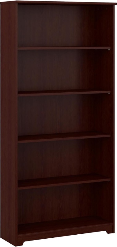Photo 1 of *PICTURE FOR REFERENCE*Bush Furniture Tall 5 Shelf Bookcase, Large Open Bookshelf, Sturdy Display Cabinet for Living Room or Home Office, Cabot Collection