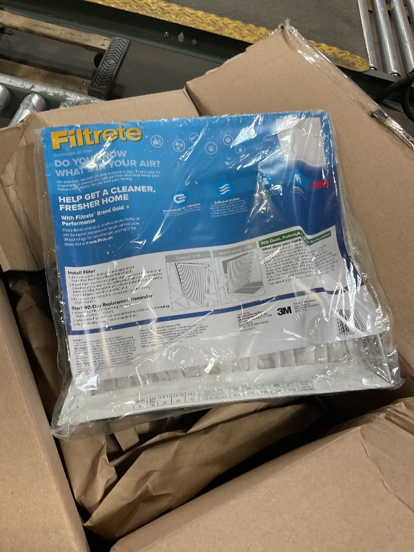 Photo 1 of *only one*Filtrete 13.5x13.5x1 AC Furnace Air Filter, MERV 8, MPR 700, Tough on Pollen, Easy on Airflow, 3-Month Pleated 1-Inch Electrostatic Air Cleaning Filter (Actual Size 13.19 x 13.19 x 0.81 in)