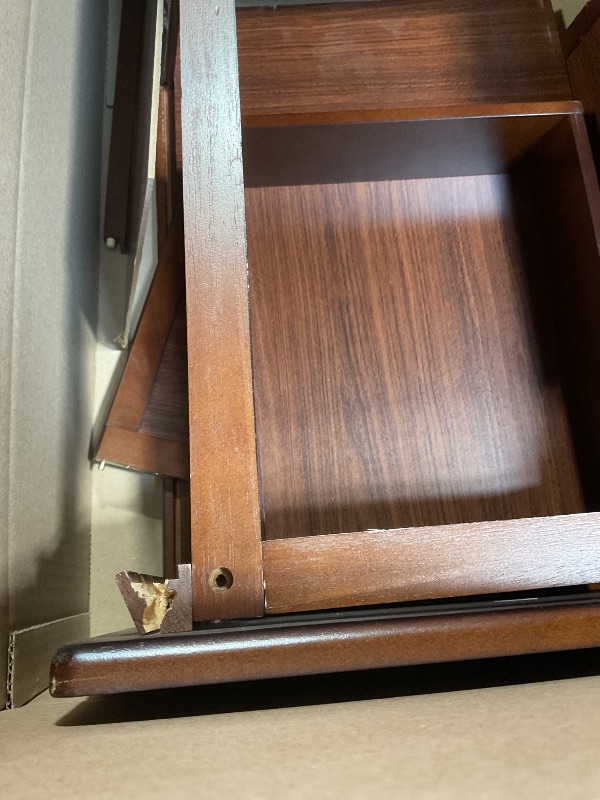 Photo 1 of *damaged/missing parts* Winsome 25 x 18.9 x 14.96-Inch Wood Night Stand/Accent Table, Brown (94215)