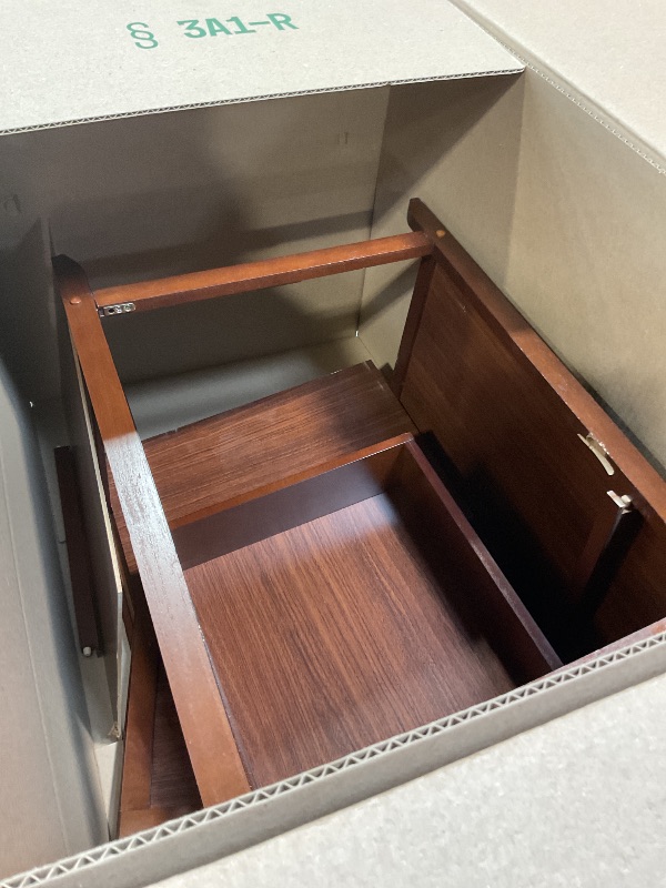 Photo 1 of *damaged/missing parts* Winsome 25 x 18.9 x 14.96-Inch Wood Night Stand/Accent Table, Brown (94215)