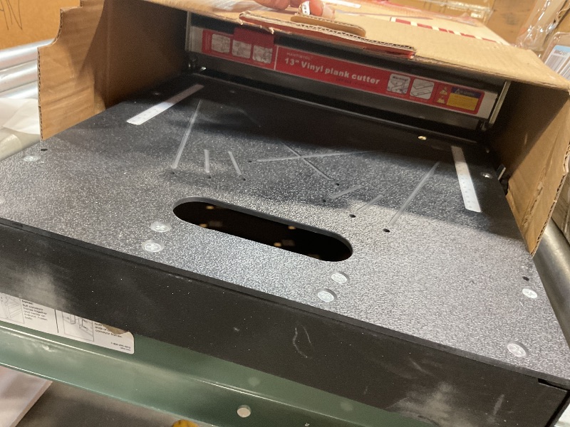 Photo 1 of *used*13" Rigid Core Vinyl Floor Cutter, Cuts SPC/LVP/LVT/WPC up to 9.5mm; Crack-free! ?Moveable blade for irregular corners, door jams, etc. -saves 30% time! Perfect for Pros & DIYers!