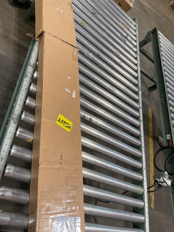 Photo 1 of ***MEASUREMENT FOR W IS INCORRECT ITS LONGER THAN 35" NOT SURE EXACT MEASUREMENTS**** DEZ FURNISHINGS Cordless 2" Signature Faux Wood Blind, 35" W x 72" H, Embossed White