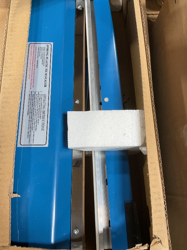 Photo 1 of 16 Inch Impulse Heat Sealer Manual Bags Sealer Sealing Machine Heating Closer for Plastic PE PP Mylar Poly Foil Bags Home Restaurant Food Storage with Extra Replace Element