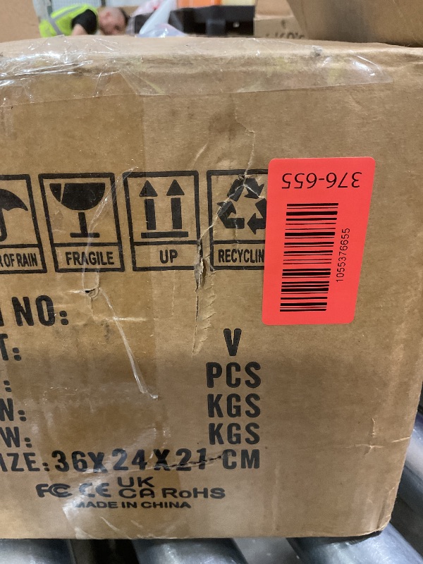 Photo 1 of **POSSIBLY FOR PARTS/ UNKNOWN DAMAGES*** Fancybling 1200W Fog Machine Outdoor Indoor, 6000CFM Smoke Machine with LED Lights, Fog Machine Halloween with Wireless Remote & Auto, Fogger Machine for Wedding Party Stage Events