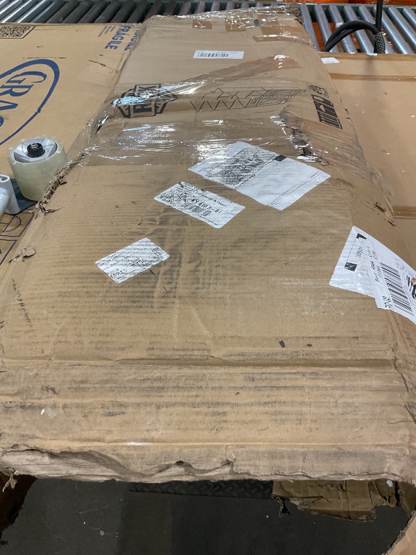 Photo 1 of **DAMAGED MISSING PARTS**IRONCK Industrial Bookshelves and Bookcases with Doors 11.8 in Depth Floor Standing 5 Shelf Display Storage Shelves Bookcase Home Decor Furniture for Home, Office, Living Room, Bedroom