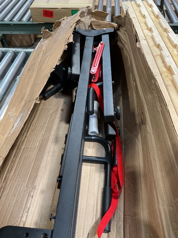 Photo 1 of *missing parts *ONETWOFIT Foldable Power Tower Pull Up Bar Station, Multi-Function Adjustable Height Dip Station for Home Gym Workout, Strength Training Fitness Equipment, Pull Up Stand 360LBS