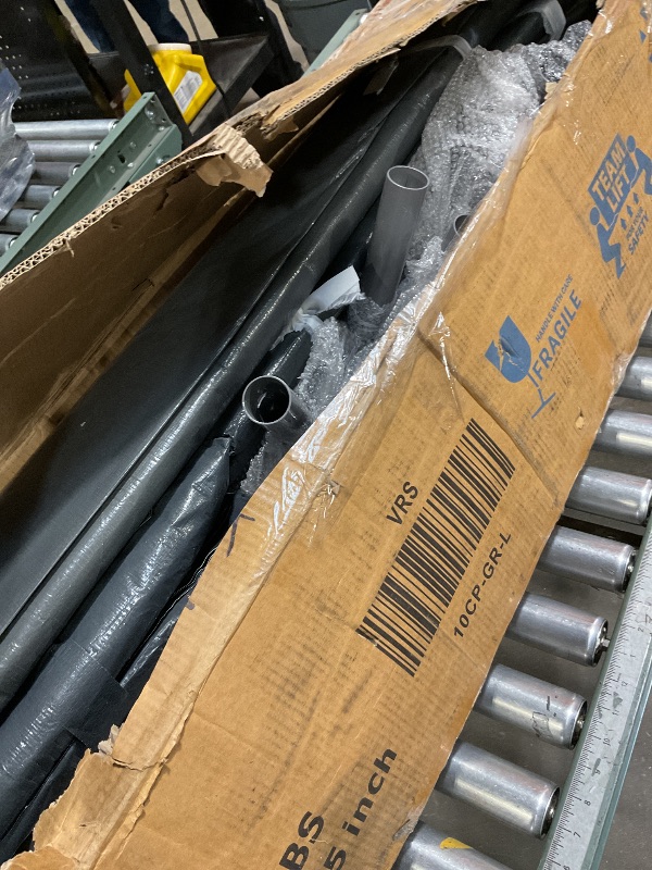 Photo 1 of *missin hardware*Shintenchi Carport 10' x 20' Heavy Duty Portable Garage, Car Port Canopy with Side-Opening Removable Door & Roll-Up Windows, Car Canopy for Truck, Boat, Motorcycle, Grey