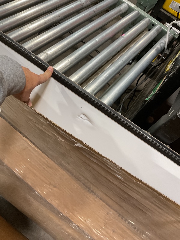 Photo 1 of *minor damaged*VIZ-PRO Double-Sided Magnetic Mobile Whiteboard, 72 x 40 Inches, Rolling Dry Erase Board Easel Stand on Wheels with Black Aluminium Frame for School Office Home