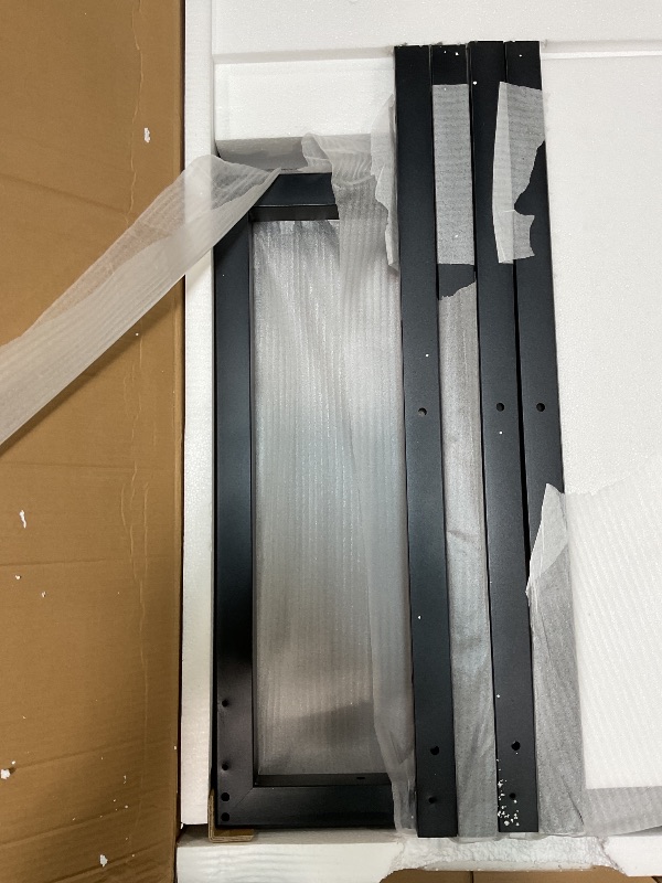 Photo 1 of *****PARTIAL SET/BOX 1 OF 2 ***** LITTLE TREE 8FT Conference Table for 10 People, Large Meeting Table, Modern Wooden Conference Room Tables with Cable Management, Business Style Training Tables with Strong Metal Legs for Office, Grey