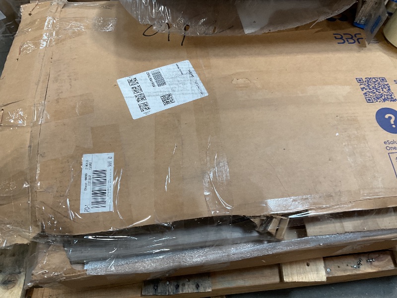 Photo 1 of ****INCOMPLETE SET BOX MISSING*** Bush Furniture Cabot L Shaped Computer Desk in Ash Gray | Corner Table with Drawers for Home Office