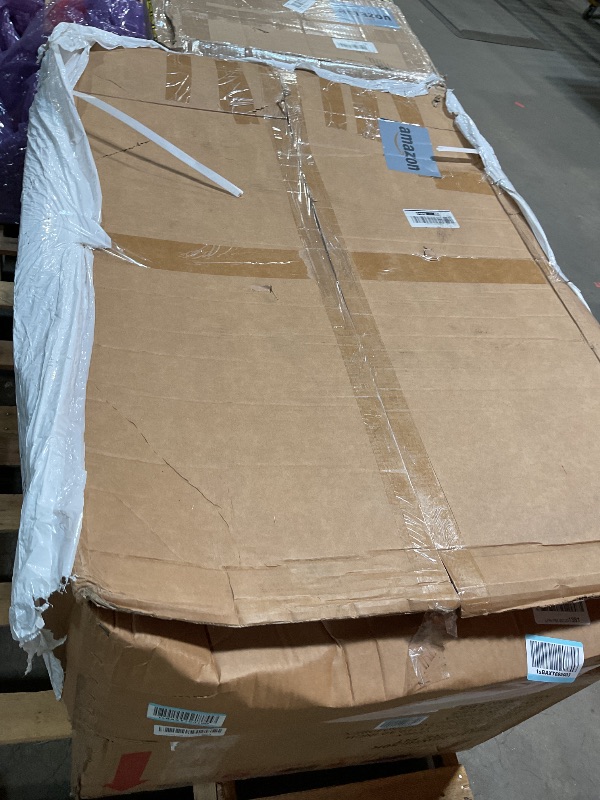 Photo 1 of ****MISSING ASSEMBLY PIECES*** COLAMY Counter Height Bar Stools Set of 3, Upholstered Barstools with Back, Mid Century Modern Stools with Wood Legs for Kitchen Island Dining Room, Beige