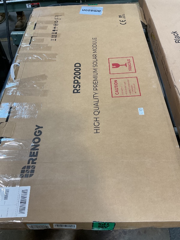 Photo 1 of ****FOR PARTS/WON'T CHARGE**** Renogy Solar Panel 200 Watt 24 Volt, 200W Solar Panel 25% High-Efficiency 16BB , N-Type Solar Panels for RV Marine Rooftop Farm Battery and Other Off-Grid Applications
