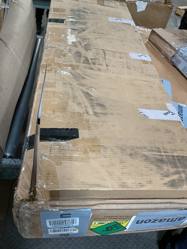 Photo 1 of **** FOR PARTS/ ONLY HALF THE SCREEN LIGHTS UP SHOWING FAUX FLAMES/OTHER HALF OF SCREEN IS BLACK**** Silonn 50-Inch Smart Electric Fireplace Heater - 5300 BTU, WiFi-Enabled with App & Remote Control, Ultra-Slim Design (Wall-Mounted/Recessed) - 20 Flame Co