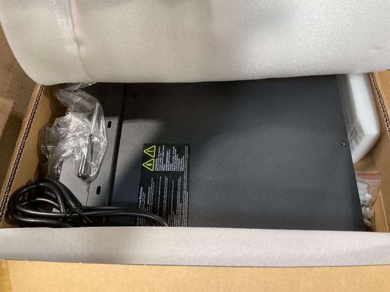 Photo 1 of **** FOR PARTS/ ONLY HALF THE SCREEN LIGHTS UP SHOWING FAUX FLAMES/OTHER HALF OF SCREEN IS BLACK**** Silonn 50-Inch Smart Electric Fireplace Heater - 5300 BTU, WiFi-Enabled with App & Remote Control, Ultra-Slim Design (Wall-Mounted/Recessed) - 20 Flame Co