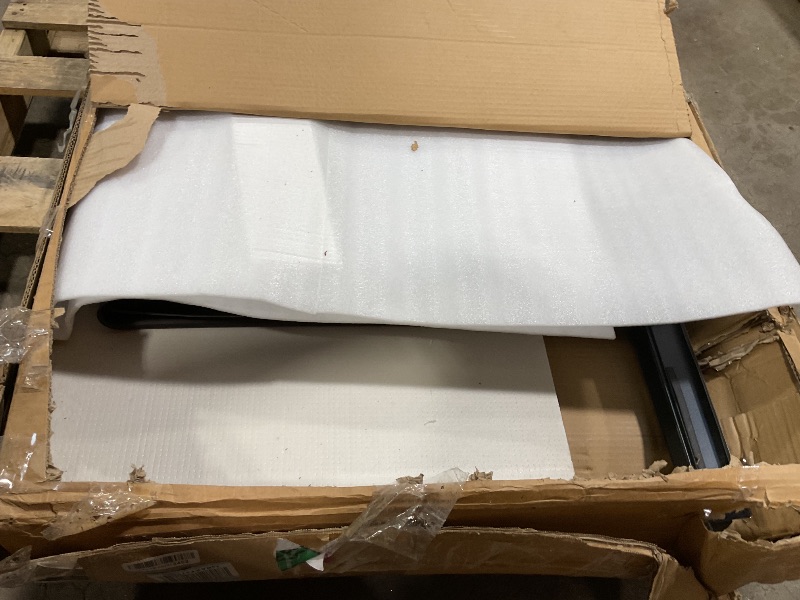 Photo 1 of ***FOR PARTS/ HAS MAJOR DAMAGES/ UNTESTED*** Rough Country Hard Tri-Fold Tonneau Cover for Ford F-250 & F-350 Super Duty (2017-2025) - Low-Profile Aluminum Truck Bed Cover, Fits 6'10 (81.9") Bed