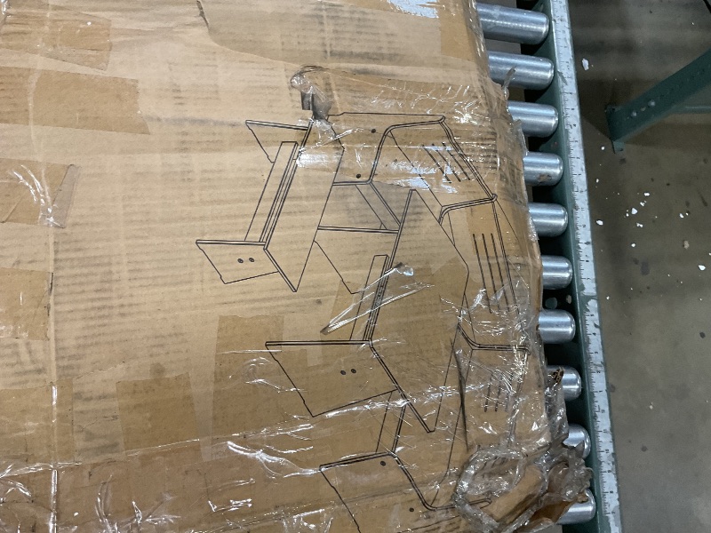 Photo 1 of ****FOR PARTS ONLY HAS DAMAGED PIECES*** Gracava Breakfast Nook Table Set for Kitchen - Black L Shaped Bench Solid Wood Corner Bench Dining Set with Space Saving Kitchen Booth Seating for 4-6 People Dinner Room